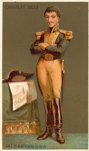 Francisco de Paula Santander, Kolombiyalı asker ve politikacı by French School